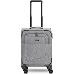 Redolz Essentials 12 CABIN 4 Rollen Kabinentrolley 55 cm, Koffer, Grau