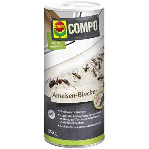 Compo Ameisenpulver Ameisen-Blocker, insektizidfrei, für den Außenbereich, 250g