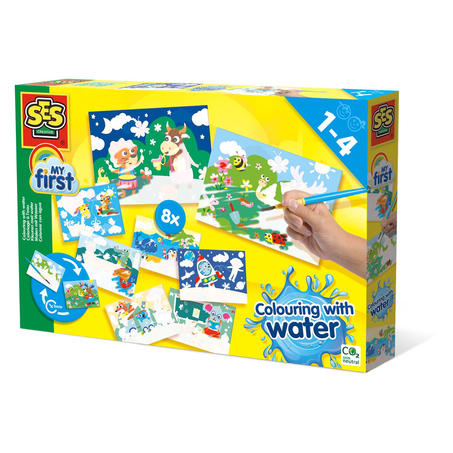 Ses My First - Malen mit Wasser Megaset Versteckte Tiere (340.14459)