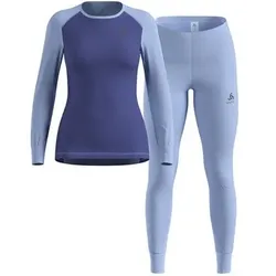 ODLO Damen Funktionsunterwäsche "Active Warm Eco" Set 2-teilig, Größe XL in Grün Grün