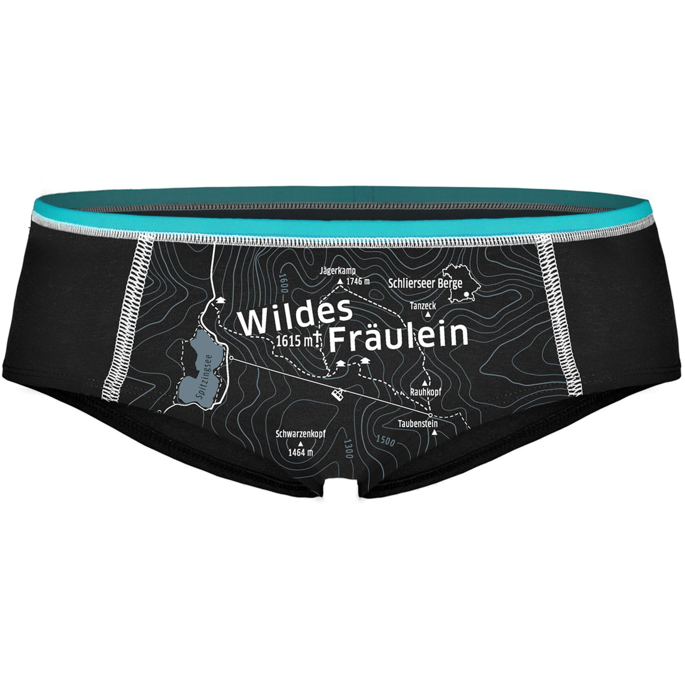 Ein schöner Fleck Erde Wildes Fräulein Damen Kurze Unterhose schwarz Größe L Lifestyle Hautfreundlich