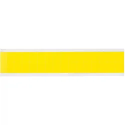Brady, Etikettenrolle, 3420-BLANK, B-499, Nylongewebe, ohne Beschriftung, Schwarz a. Gelb, 14x19mm, Schrifth. 16mm(