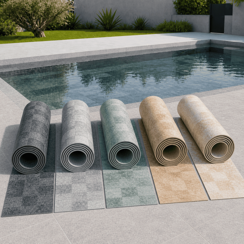 Liner PVC armé Hydroflex supérieur verni 4D Perception 150/100e