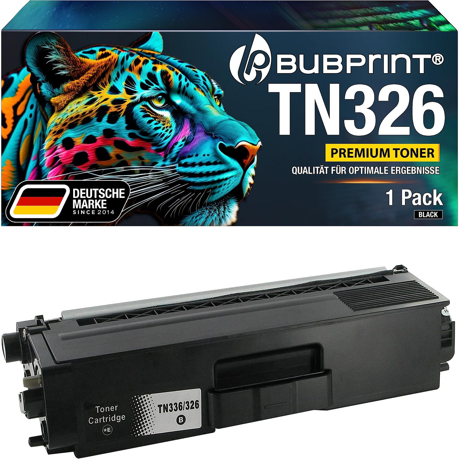 Bubprint tonercartridge compatibel met Brother TN-326 TN-326BK, zwart