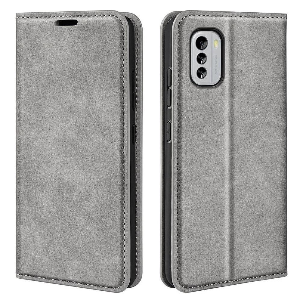 Cover-Discount Nokia G60 - Stand Flip Case Hülle grau (Nokia G60) (660120802C)