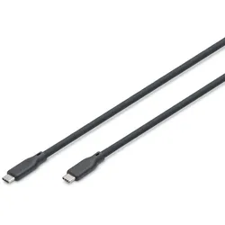 Digitus USB Silikon Kabel, USB4 Version 2.0, USB 80Gbps, 1m, schwarz