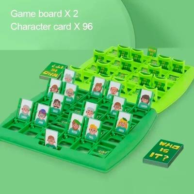 Guess Who I Am Board Game Family Deduction And Logic Learning Game green