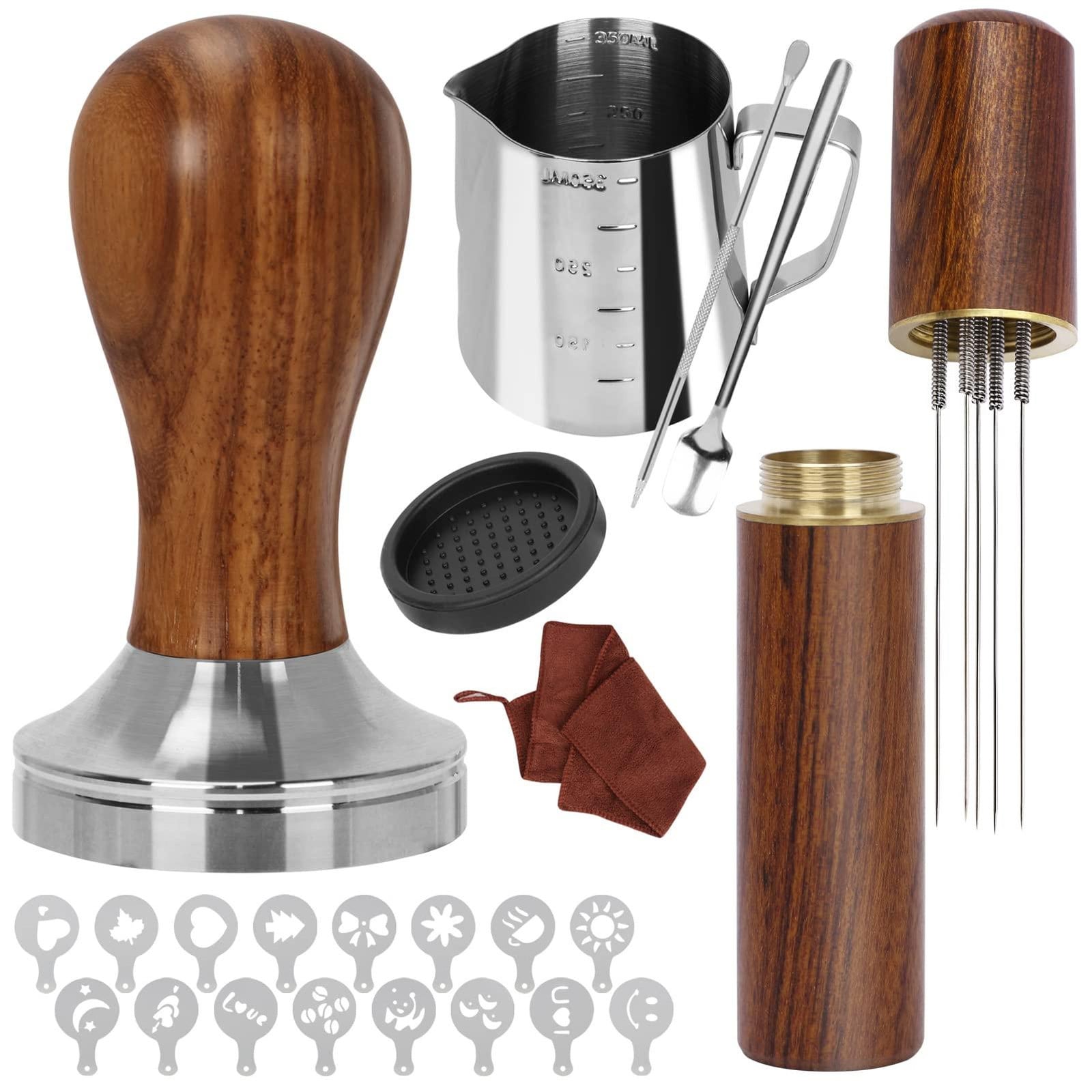 Selius Koffiestamper 51 mm, espresso tamperset van 23 stuks