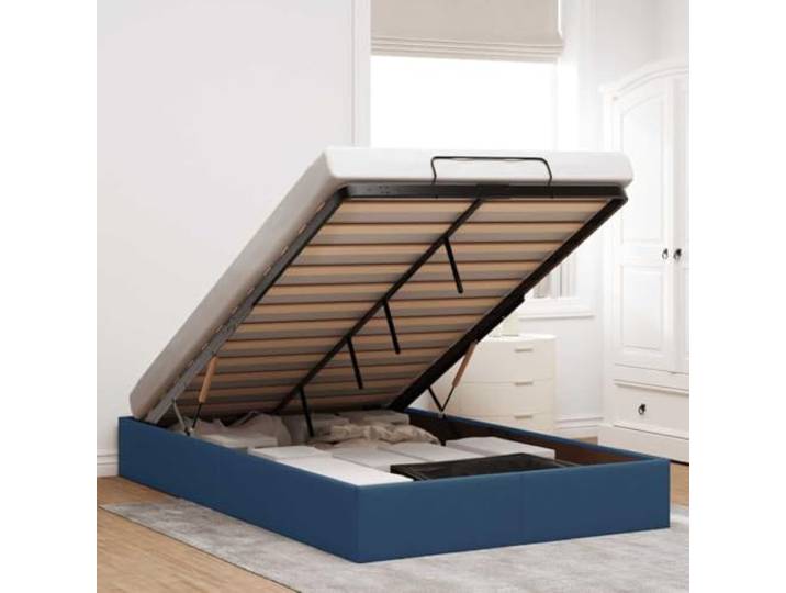 Massives Kiefernholz Plattformbettrahmen Modernes Niedriges Design 90 x 210 Bettrahmen Weiß 90x210 cm Massives Kiefernholz mit Nachttisch und Schubladen, Stabiler Plattformbettrahmen mit Lattenrost,