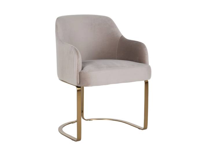 Hochwertiger Design Armlehnstuhl „Hadley“ Beige Richmond Interiors
