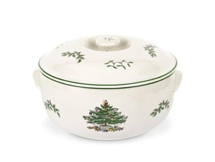 Spode Tannenbaum-Auflaufform, tief, rund