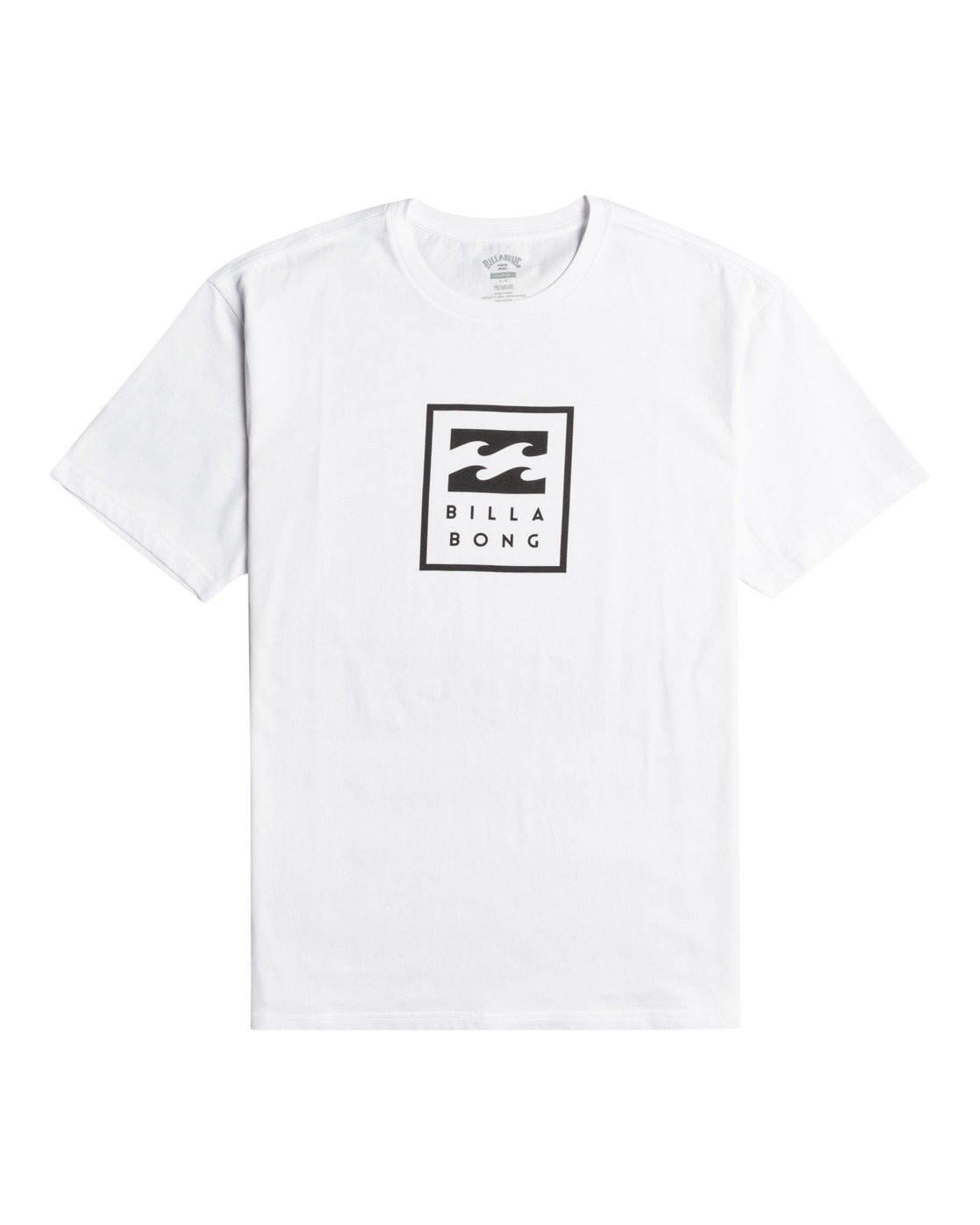 T-Shirt BILLABONG "Unity Stacked", Herren, Gr. L, weiss (weiß), Obermaterial:100% Baumwolle., Shirts T-Shirt weiß L