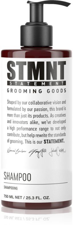 STMNT Care Shampoo shampoing purifiant pour homme 750 ml