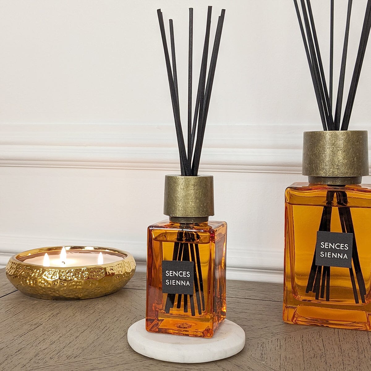 Burnt Orange & Gold Petite Reed Diffuser - 120ml