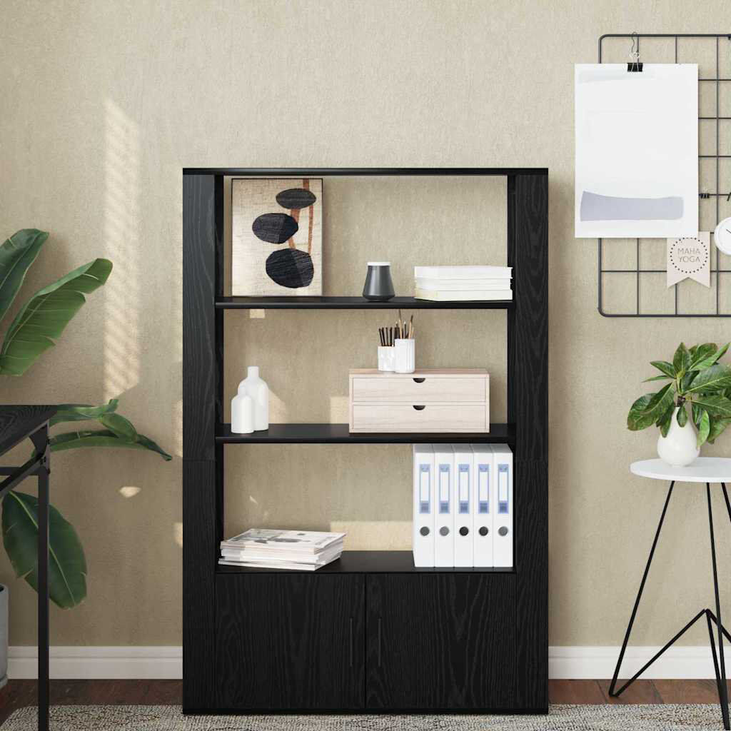Natur Pur 80 cm W Sideboard Black Oak 119.5cm H X 80cm W X 30cm D