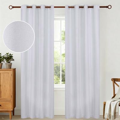 Superior Neal 100% Blackout Grommet Curtains, Set of 2 Panels
