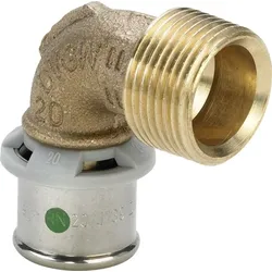 Pressfitting Viega Sanfix P 2114 Bogen 90 Grad 25mm x 1" AG SC-Contur