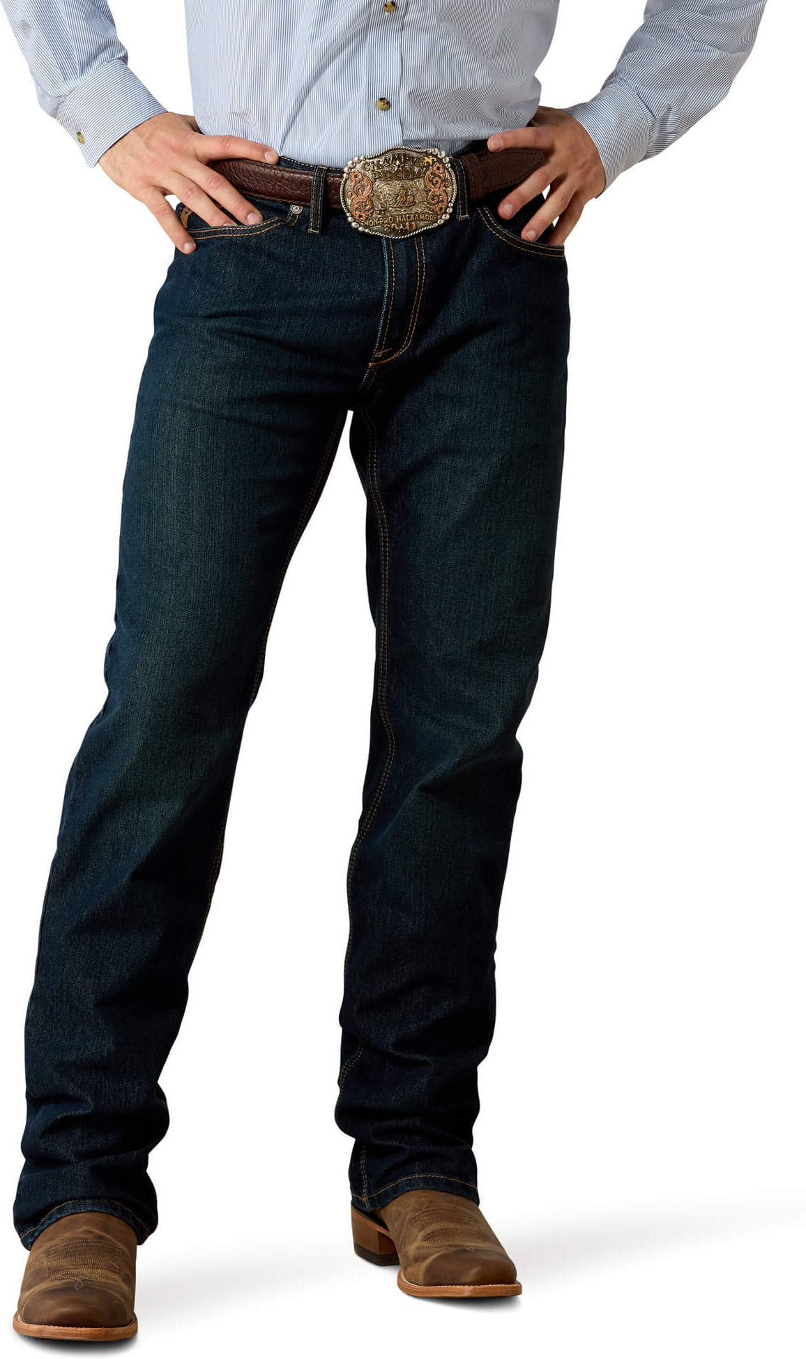 Men's M4 Relaxed Hansen Boot Cut Jeans in Blackstone, Size: 30 X by Ariat