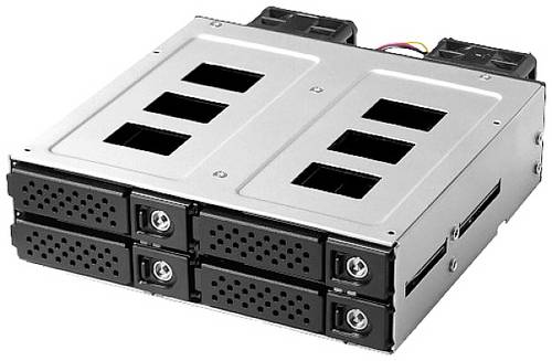 JouJye JJ-N-49NVMe 5.25 Zoll Festplatten-Einbaurahmen auf 2.5 Zoll U.2 NVMe PCIe 3.0 x4, U.2 NVMe PCIe 4.0 x4