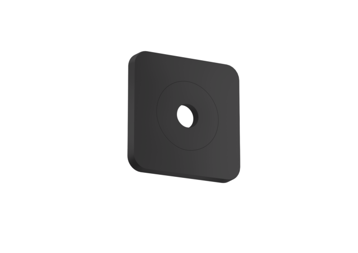 Hansgrohe Axor Citterio C Wandrosette 28801670 120/120 softsquare, mattschwarz