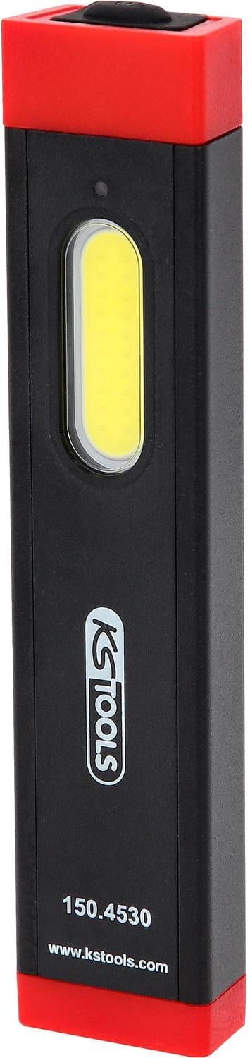 KS Tools Oplaadbare LED Handlamp met Magneet, 70 lm - 500 lm, IP54 Inspectielamp