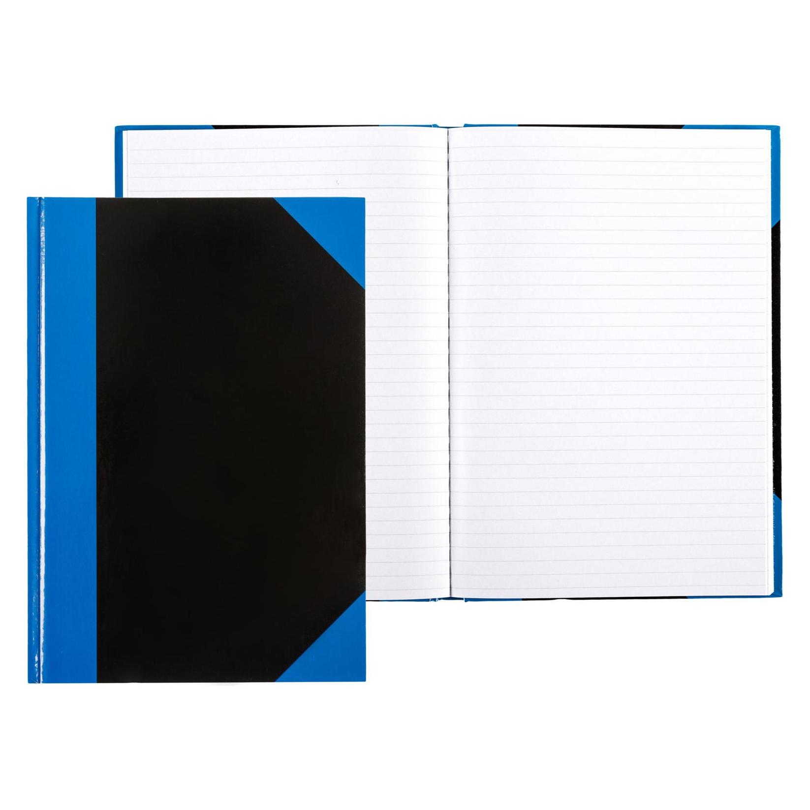 Idena Kladde A5 liniert schwarz blau FSC-Mix (A5, Liniert, Harter Einband) (22658124)