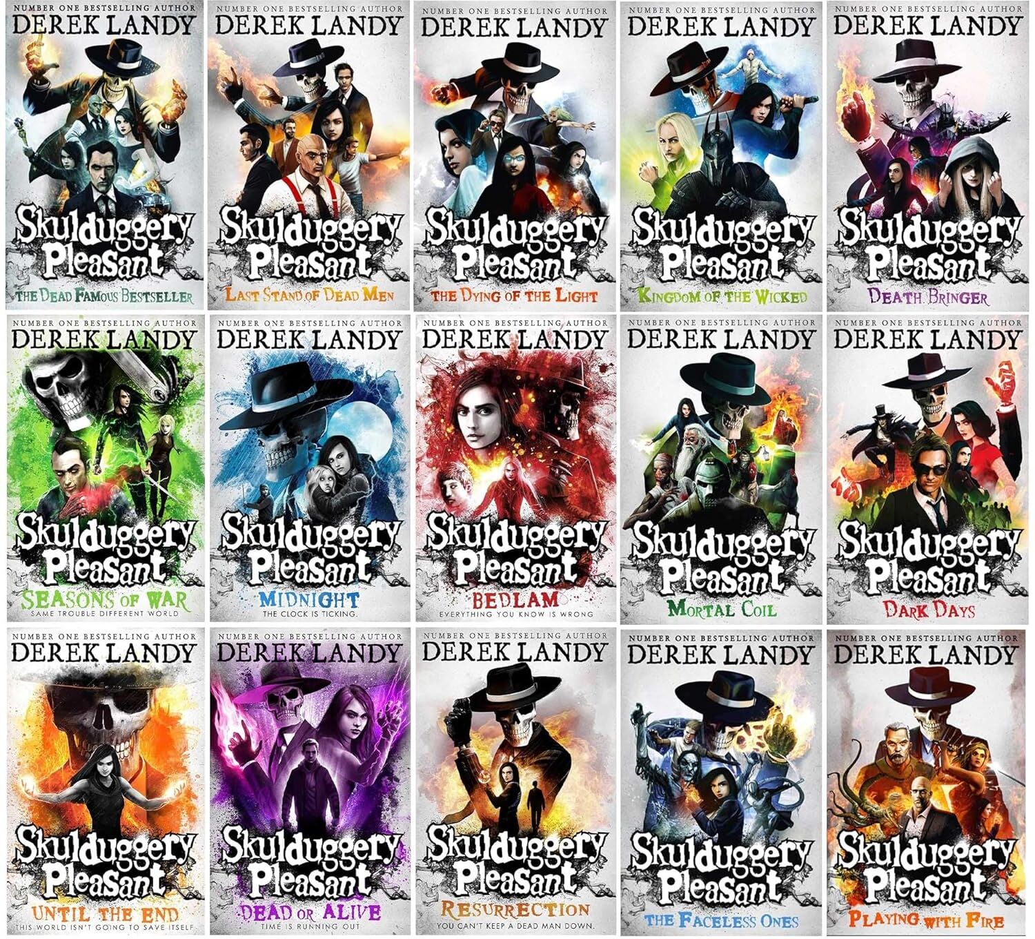 HARPERCOLLINS Skulduggery Pleasant 15 Books Collection Set by Derek Landy – Fantasy Adventure Collection