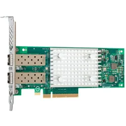 Dell QLogic FastLinQ 41262 Dual Port 10/25GbE Mezzanine Card with Storage Offloads Customer Install (Mini PCI Express), Netzwerkkarte, Silber