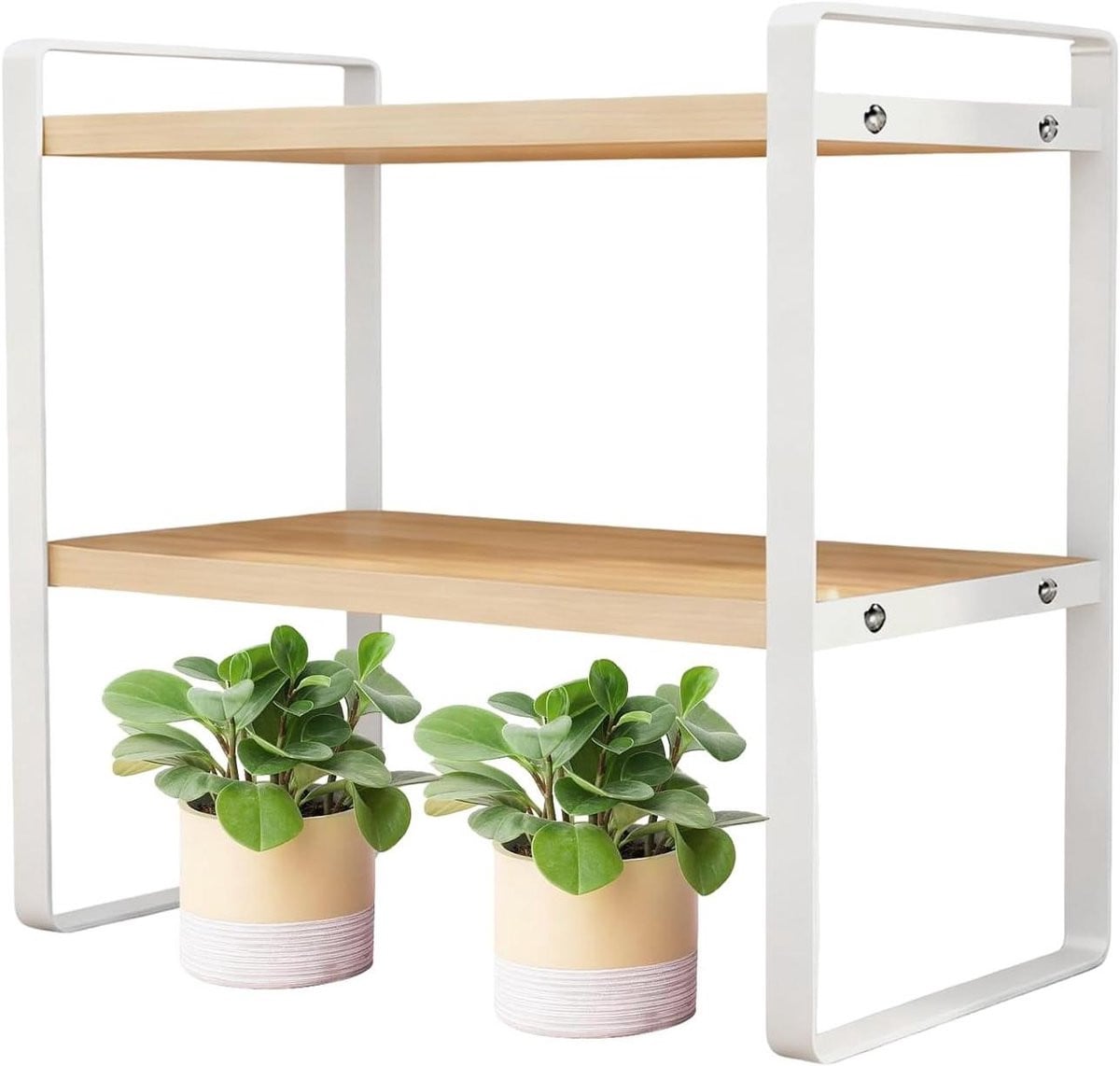 Moderne 2-laagse Bureau Organizer Plank voor Kantoor, Slaapkamer of Keuken