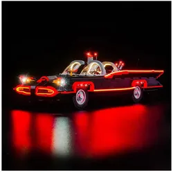 BrickBling LED Licht Set für LEGO Batman: Batmobil aus der 60er-Jahre-Fernsehserie (76328) inkl. Fernbedienung