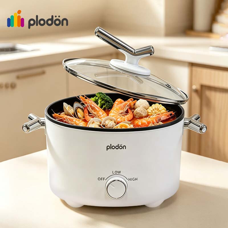 Plodon Multifunctionele Snelkookpan met Antiaanbaklaag, 2,0 L, 1000 W