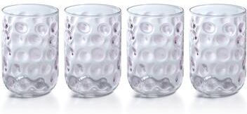 Zodax Abbeville Glass Tumblers, Set of 4