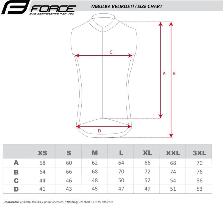 Force Gilet ciclismo antivento  VEST VISION fluo