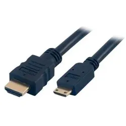 MCL Câble HDMI haute vitesse 3D+Ethernet (2 m), Videokabel, Schwarz