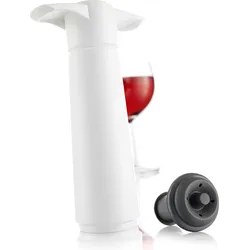Wine Saver Wein-Vakuumpumpe mit Korken weiß