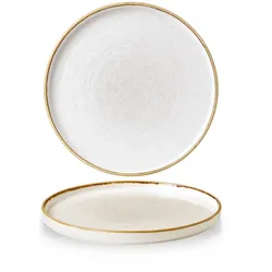 Churchill1795 Churchill Stonecast Teller mit erhötem Rand 21 cm, Barley White
