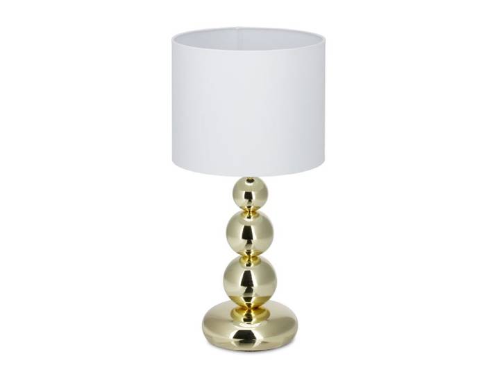 Relaxdays Tischlampe Gold