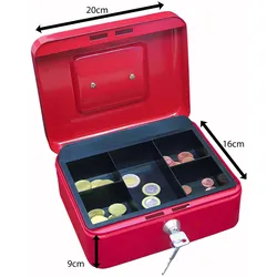 WEDO Geldkassette Größe 2 rot