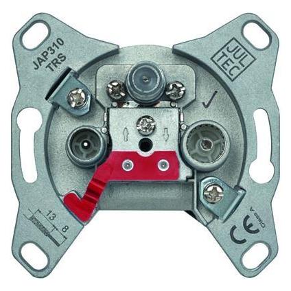 Jultec Antennensteckdose JAP310TSD 10dB, Durchgang, programmierbar (Antennenkabel) (JAP310TSD)