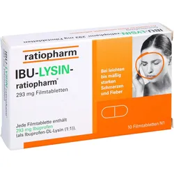 Ibu-Lysin-Ratiopharm 293 mg Filmtabletten 10 ST