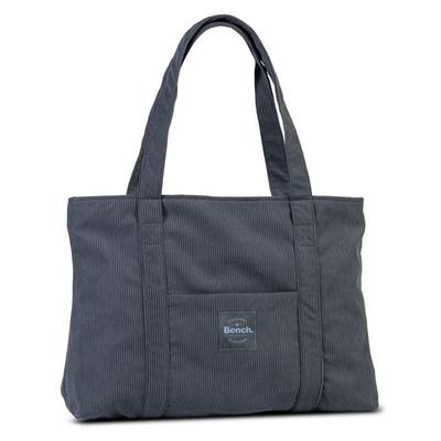 BENCH cord Schultertasche, Einkaufstasche, Shopper Tasche, denim, 20 Liter