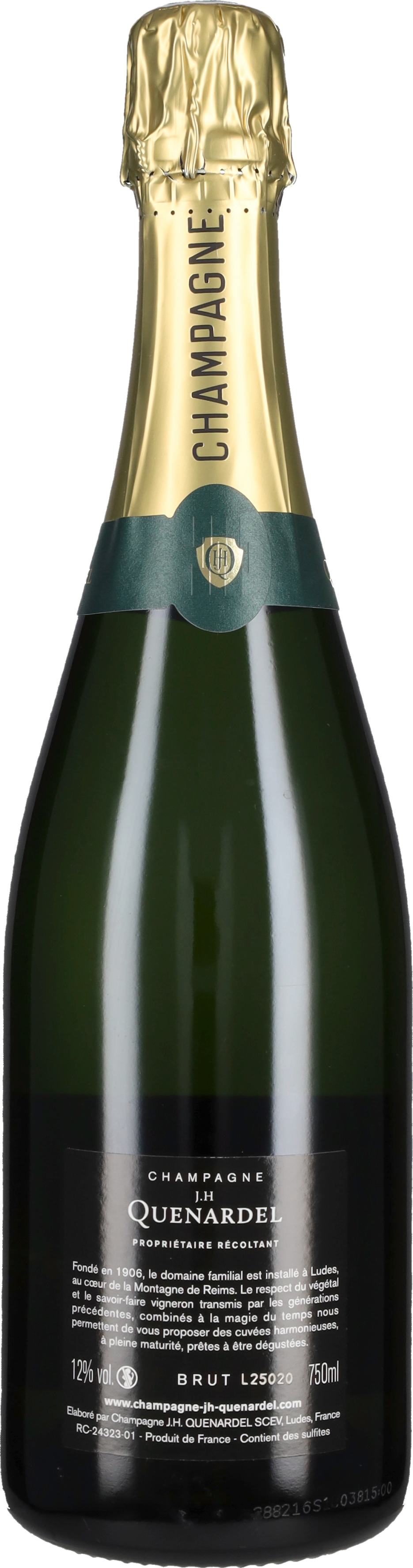 Champagne Brut 'Blason Vert' Quenardel
