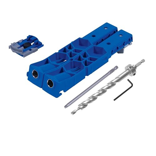 Kreg Pocket-Hole Jig XL boorsjabloon voor extra grote zakgaten inclusief stappenboor, diepteafslag, schroefbit en klemadapter