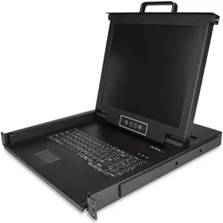 StarTech 1u Single Server Kvm Console, KVM Switch, Schwarz