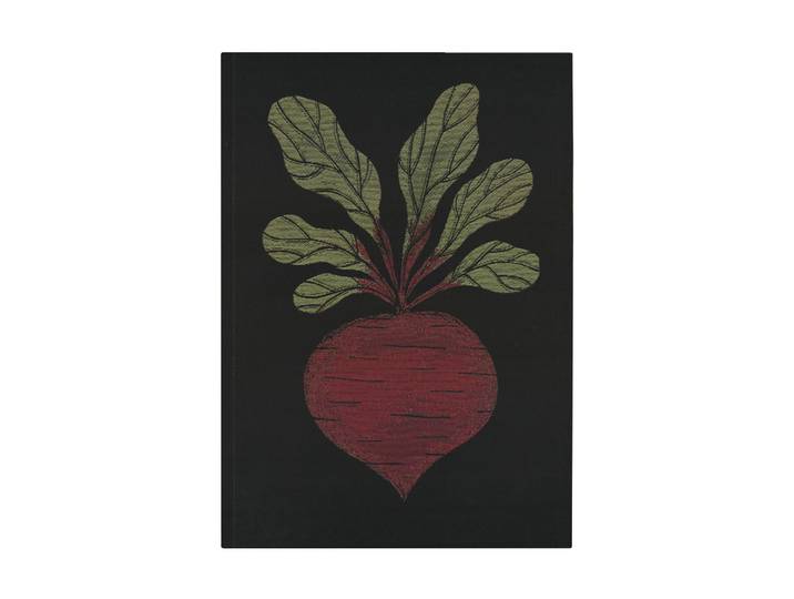 Ekelund Linneväveri Torchon de cuisine Rödbeta 48x70 cm Noir-rouge