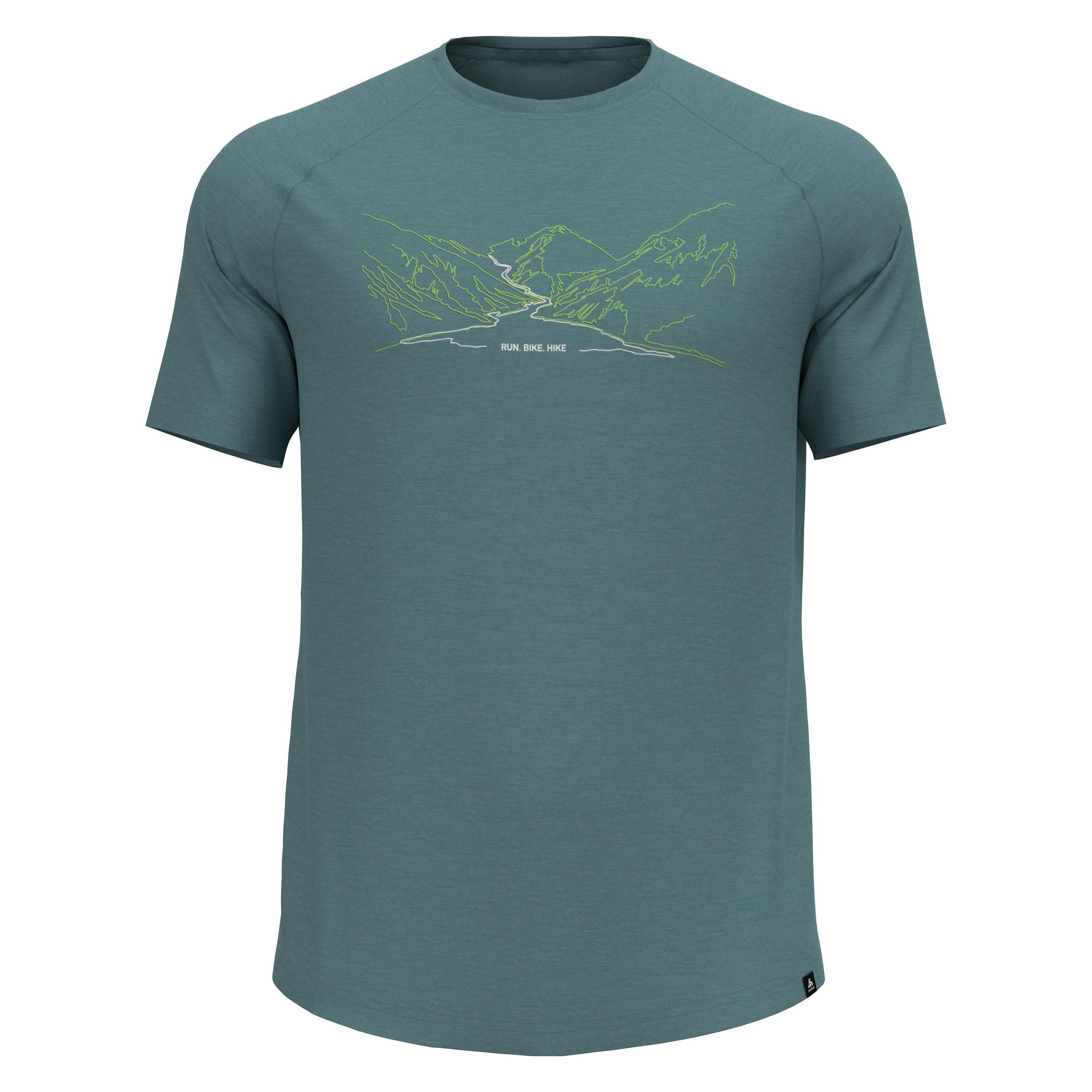 Odlo T-shirt crew neck s/s ASCENT PW 130 RUN. BIKE. HIKE. (S) (42748524)