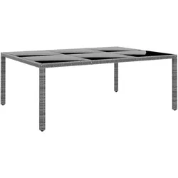vidaXL, Gartentisch + Balkontisch, Gaia (200 x 150 x 75 cm)