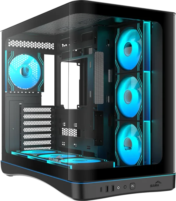 Sama V62 ATX Mid-Tower ATX PC Case Black retail