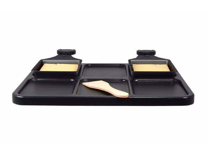 Kisag 2321 Raclette-Platte – Raclette Zubehör/Fondue Zubehör – schwarz