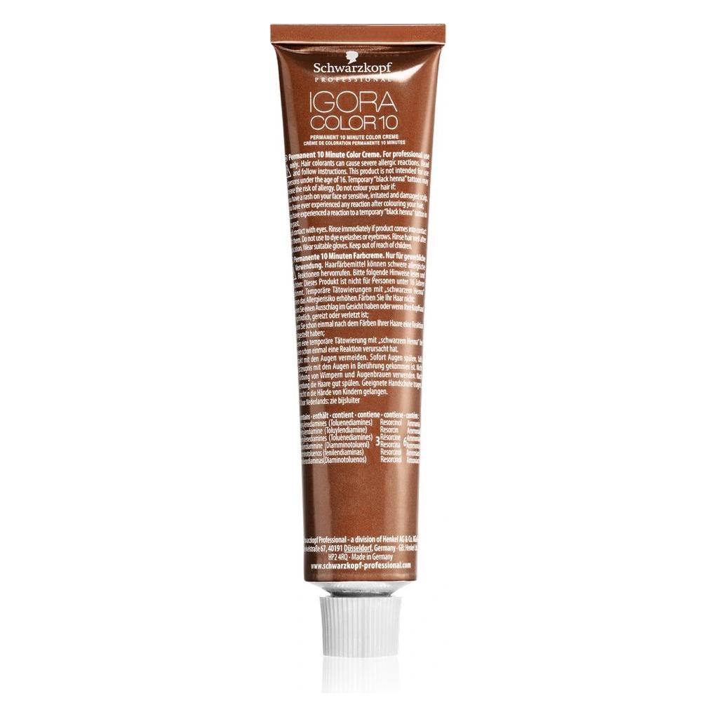 Schwarzkopf Professional Igora Color 10 Permanent 10 Minute Color Cream (5-12 Hellbraun Cendré Asch) (Schwarzkopf Professional)